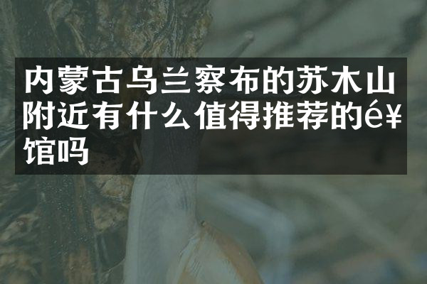 内蒙古乌兰察布的苏木山附近有什么值得推荐的饭馆吗