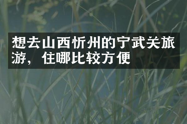 想去山西忻州的宁武关旅游，住哪比较方便