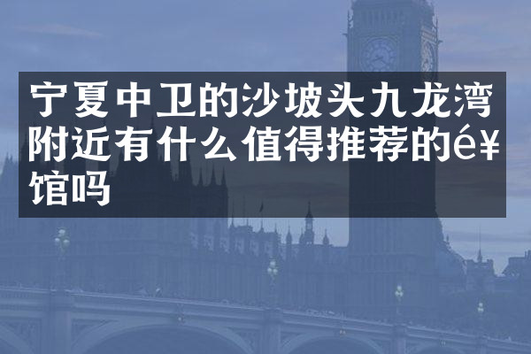 宁夏中卫的沙坡头九龙湾附近有什么值得推荐的饭馆吗