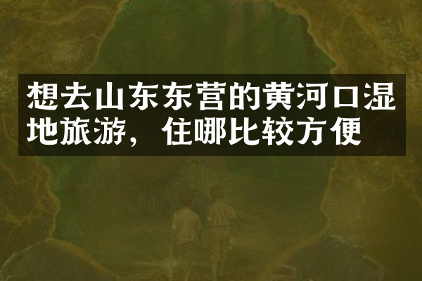想去山东东营的黄河口湿地旅游，住哪比较方便