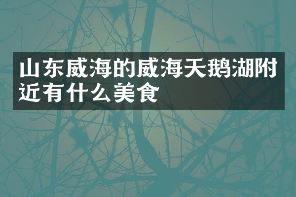 山东威海的威海天鹅湖附近有什么美食