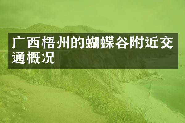 广西梧州的蝴蝶谷附近交通概况