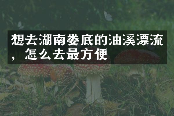 想去湖南娄底的油溪漂流，怎么去最方便