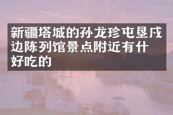 新疆塔城的孙龙珍屯垦戍边陈列馆景点附近有什么好吃的