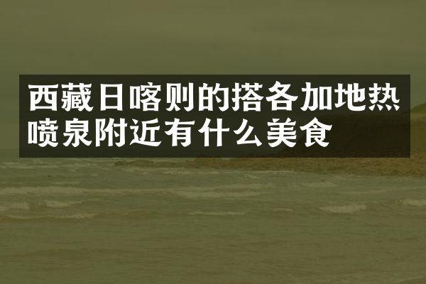 西藏日喀则的搭各加地热喷泉附近有什么美食