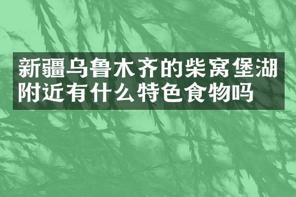 新疆乌鲁木齐的柴窝堡湖附近有什么特色食物吗