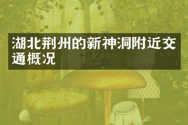 湖北荆州的新神洞附近交通概况