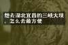 想去湖北宜昌的三峡大坝，怎么去最方便