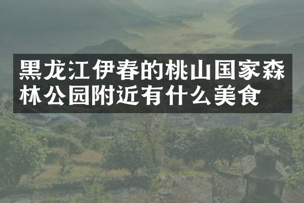 黑龙江伊春的桃山国家森林公园附近有什么美食