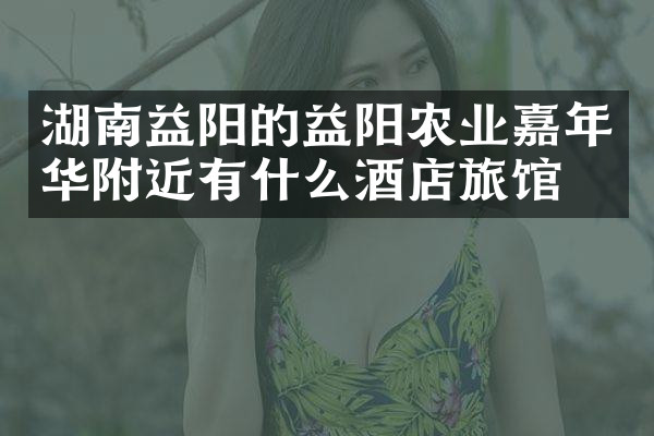 湖南益阳的益阳农业嘉年华附近有什么酒店旅馆吗