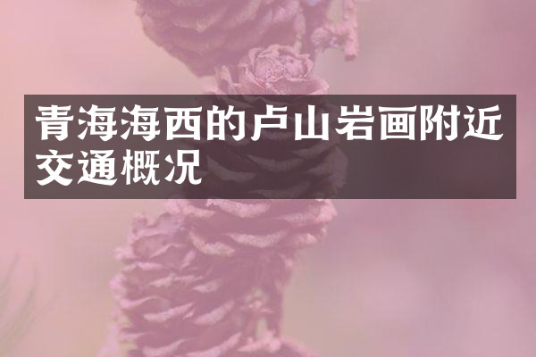 青海海西的卢山岩画附近交通概况