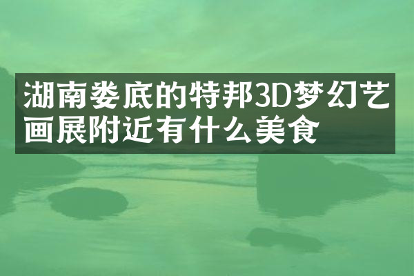 湖南娄底的特邦3D梦幻艺术画展附近有什么美食