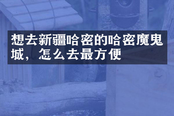想去新疆哈密的哈密魔鬼城，怎么去最方便