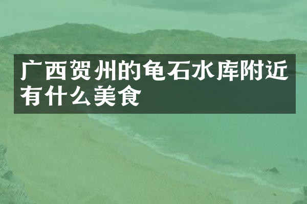 广西贺州的龟石水库附近有什么美食
