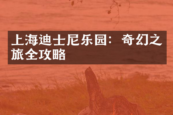 上海迪士尼乐园：奇幻之旅全攻略