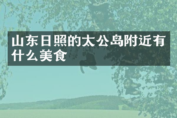 山东日照的太公岛附近有什么美食