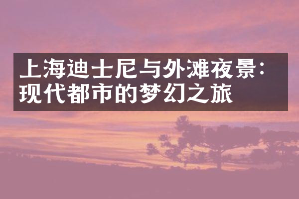 上海迪士尼与外滩夜景：现代都市的梦幻之旅