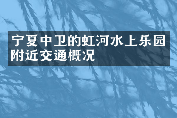 宁夏中卫的虹河水上乐园附近交通概况