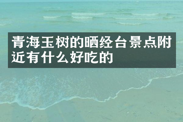 青海玉树的晒经台景点附近有什么好吃的