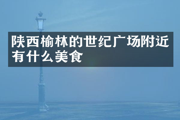 陕西榆林的世纪广场附近有什么美食