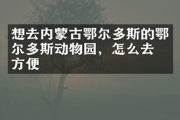 想去内蒙古鄂尔多斯的鄂尔多斯动物园，怎么去最方便