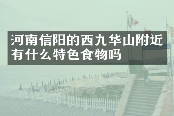 河南信阳的西九华山附近有什么特色食物吗