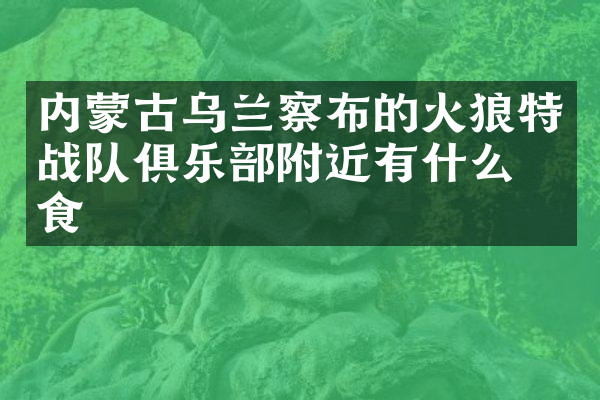 内蒙古乌兰察布的火狼特战队俱乐部附近有什么美食