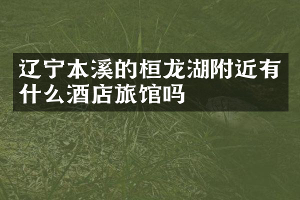 辽宁本溪的桓龙湖附近有什么酒店旅馆吗