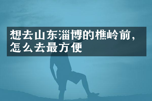 想去山东淄博的樵岭前，怎么去最方便