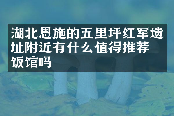 湖北恩施的五里坪红军遗址附近有什么值得推荐的饭馆吗