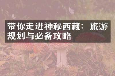 带你走进神秘西藏：旅游规划与必备攻略