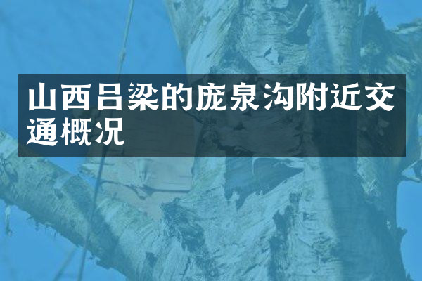 山西吕梁的庞泉沟附近交通概况
