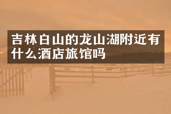 吉林白山的龙山湖附近有什么酒店旅馆吗