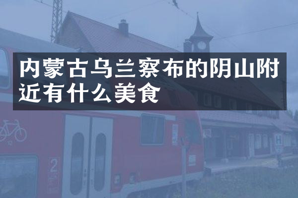 内蒙古乌兰察布的阴山附近有什么美食