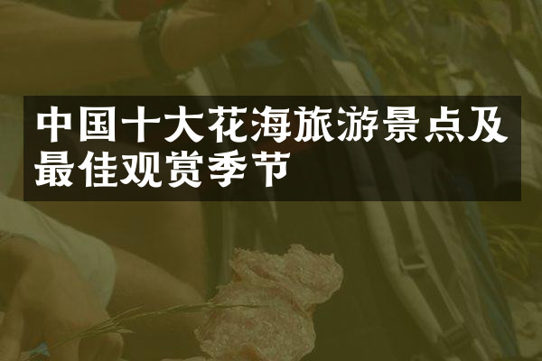 中国十大花海旅游景点及最佳观赏季节