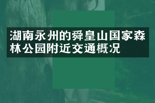 湖南永州的舜皇山国家森林公园附近交通概况
