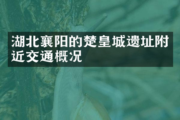 湖北襄阳的楚皇城遗址附近交通概况