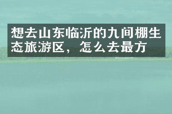 想去山东临沂的九间棚生态旅游区，怎么去最方便