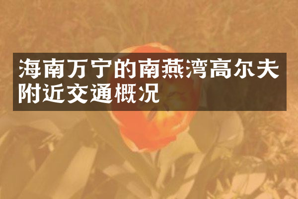 海南万宁的南燕湾高尔夫附近交通概况