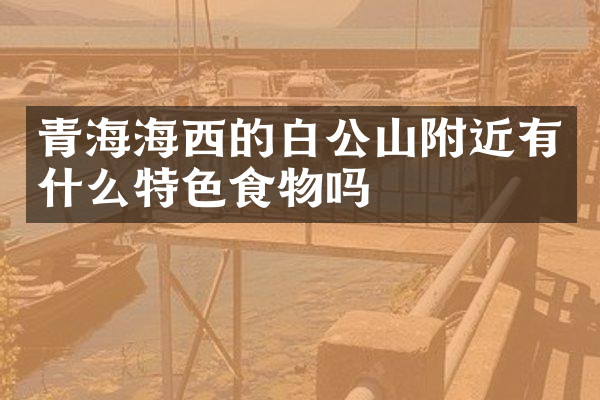 青海海西的白公山附近有什么特色食物吗
