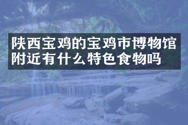 陕西宝鸡的宝鸡市博物馆附近有什么特色食物吗