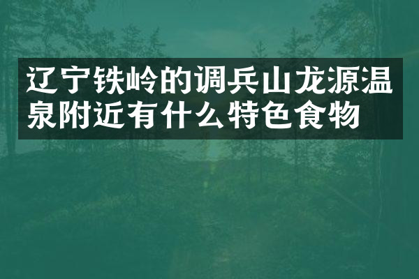 辽宁铁岭的调兵山龙源温泉附近有什么特色食物吗