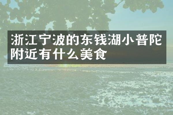 浙江宁波的东钱湖小普陀附近有什么美食