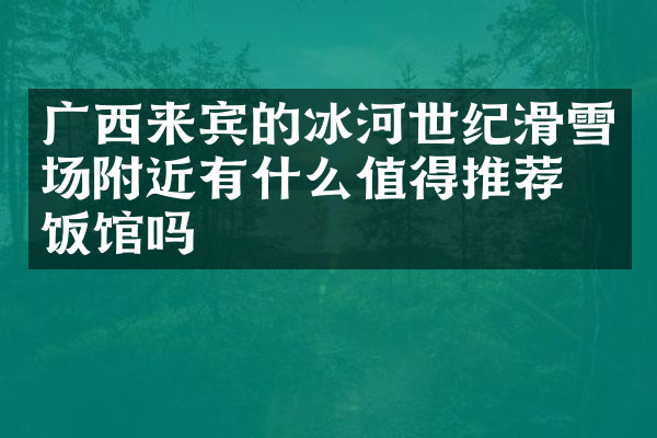 广西来宾的冰河世纪滑雪场附近有什么值得推荐的饭馆吗