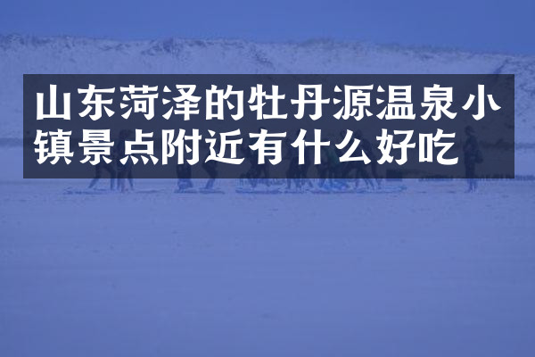 山东菏泽的牡丹源温泉小镇景点附近有什么好吃的