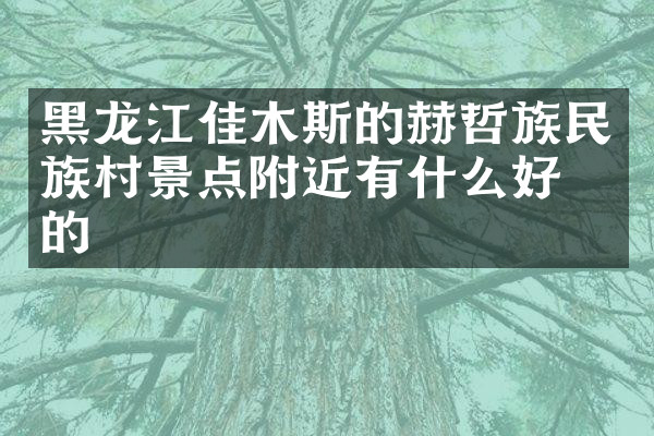 黑龙江佳木斯的赫哲族民族村景点附近有什么好吃的