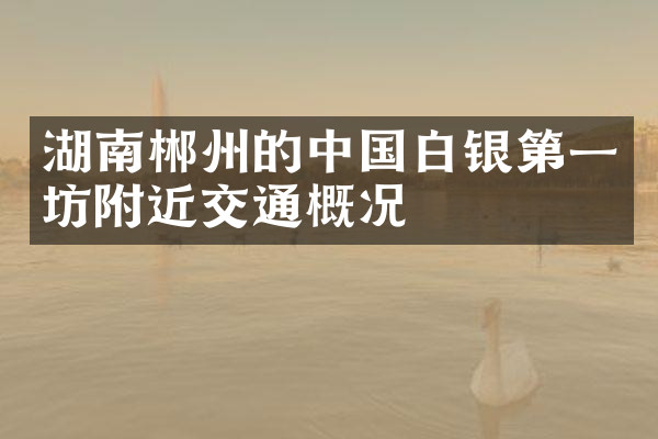 湖南郴州的中国白银第一坊附近交通概况