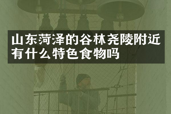 山东菏泽的谷林尧陵附近有什么特色食物吗