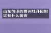 山东菏泽的曹州牡丹园附近有什么美食