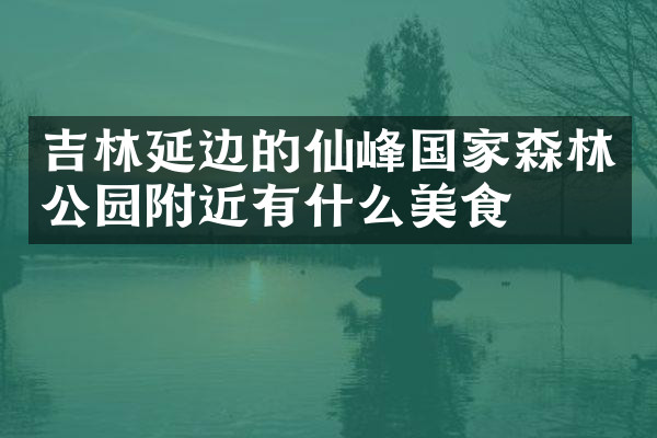 吉林延边的仙峰国家森林公园附近有什么美食